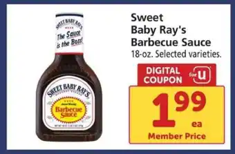 Safeway Sweet Baby Ray's Barbecue Sauce offer