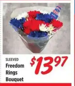 Rouses Freedom Rings Bouquet offer