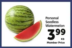 Safeway Personal Seedless Watermelon offer