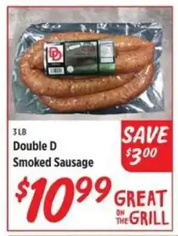 Rouses Double D Smoked Sausage offer
