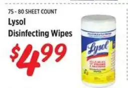 Rouses Lysol Disinfecting Wipes offer