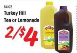 Rouses Turkey Hill Tea or Lemonade offer