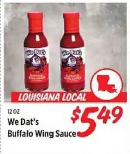 Rouses We Dat’s Buffalo Wing Sauce offer