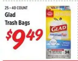 Rouses Glad Trash Bags offer