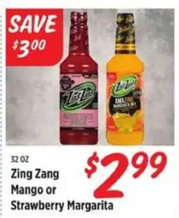 Rouses Zing Zang Mango or Strawberry Margarita offer