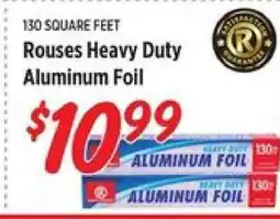 Rouses Rouses Heavy Duty Aluminum Foil offer