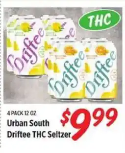 Rouses Urban South Driftee THC Seltzer offer