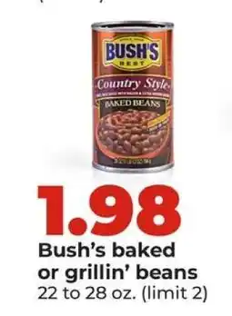 Hy-Vee Bush's Baked or Grillin' Beans offer