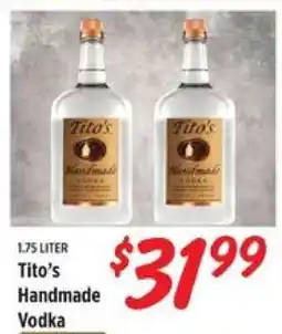 Rouses Tito's Handmade Vodka offer