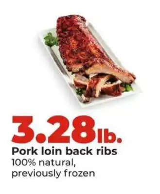 Hy-Vee Pork Loin Back Ribs offer