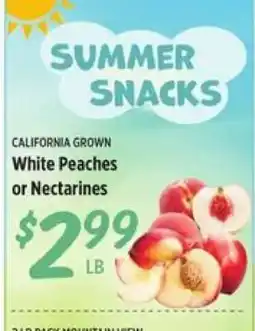 Rouses White Peaches or Nectarines offer