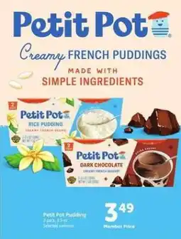 Safeway Petit Pot Pudding offer