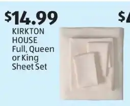 Aldi KIRKTON HOUSE Sheet Set offer
