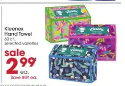 Giant Eagle Kleenex Hand Towel offer