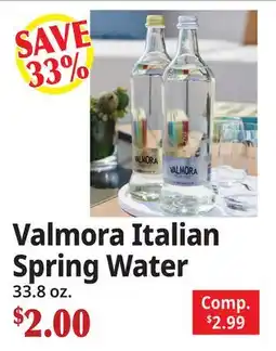 Ocean State Job Lot Valmora Italian Spring Water offer