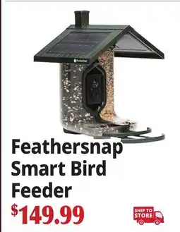 Ocean State Job Lot Feathersnap Smart Bird Feeder offer