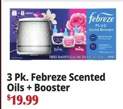 Ocean State Job Lot 3 Pk. Febreze Scented Oils + Booster offer