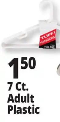 Ocean State Job Lot TUFF! White Shirt Hangers 7 Count offer