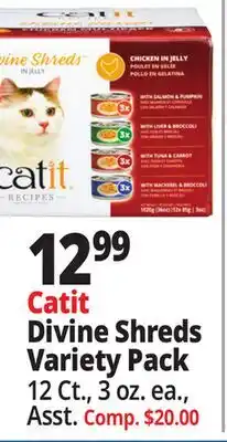 Ocean State Job Lot Catit Divine Shreds Variety Pack offer