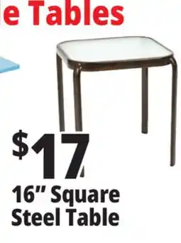 Ocean State Job Lot Outdoor Living 16-inch Glass Top End Table offer