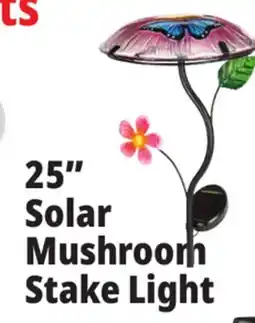 Ocean State Job Lot Outdoor Living Accents Solar Mushroom Stake Light 25 offer