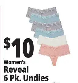 Ocean State Job Lot Women's Reveal 6 Pk. Undies offer