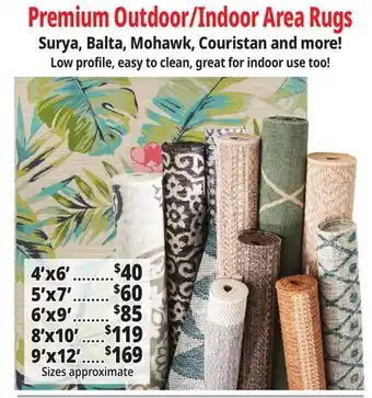 Ocean State Job Lot Premium Outdoor/Indoor Area Rugs offer
