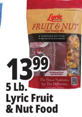 Ocean State Job Lot Lyric Fruit and Nut High Energy Wild Bird Food Mix 5 lbs offer