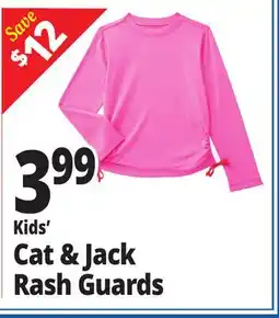 Ocean State Job Lot Kids' Cat & Jack Rash Guards offer