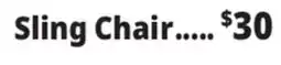 Ocean State Job Lot Sling Chair offer