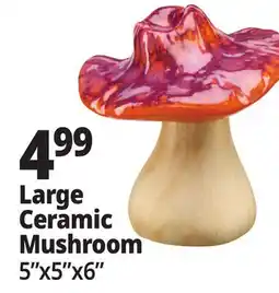 Ocean State Job Lot Large Ceramic Mushroom offer