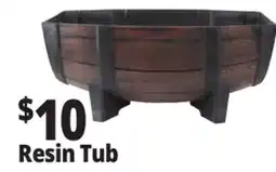 Ocean State Job Lot Whiskey Tub Resin Planter offer