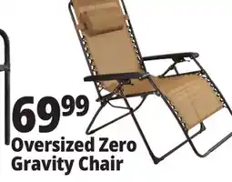 Ocean State Job Lot Oversized Zero Gravity Chair Tan offer