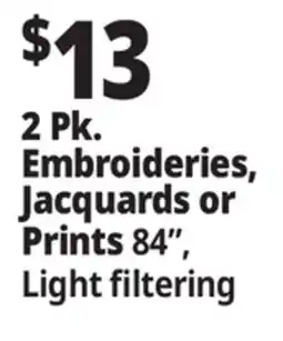 Ocean State Job Lot 2 Pk. Embroideries, Jacquards or Prints offer