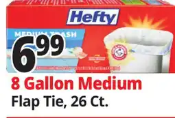 Ocean State Job Lot Hefty Medium Trash Ocean Water 8 Gallon Trash Bags 26 Count offer