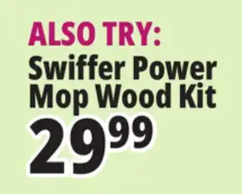 Ocean State Job Lot Swiffer Power Mop Wood Kit offer