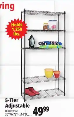 Ocean State Job Lot 5-Tier Adjustable offer
