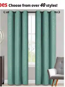 Ocean State Job Lot Energy Saving 2 Pk. Blackout Drapes 84 offer