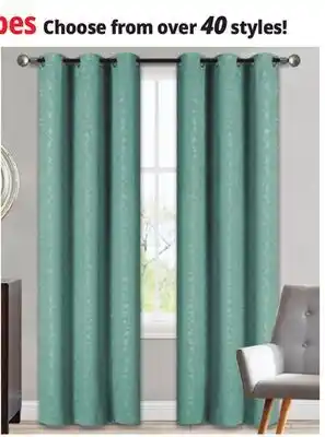 Ocean State Job Lot Energy Saving 2 Pk. Blackout Drapes 84 offer
