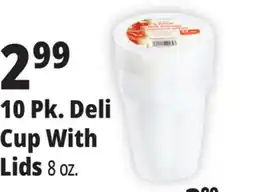 Ocean State Job Lot Deli Cup With Lids 8 oz offer