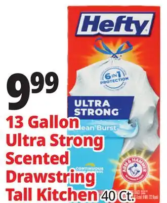 Ocean State Job Lot 13 Gallon Ultra Strong Scented Drawstring Tall Kitchen offer