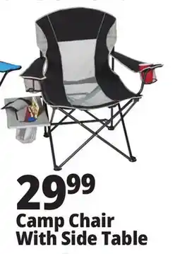 Ocean State Job Lot Camp Chair with Side Table offer