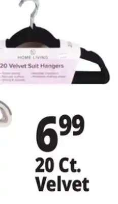 Ocean State Job Lot HomeLiving Velvet Suit Hangers offer