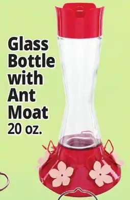 Ocean State Job Lot Glass Bottle with Ant Moat 20 oz offer