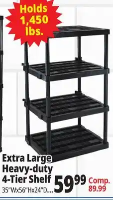 Ocean State Job Lot Extra Large Heavy Duty 4 Shelf offer