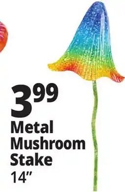 Ocean State Job Lot Outdoor Living Accents Metal Mushroom Stake 14 offer