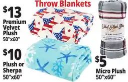 Ocean State Job Lot Throw Blankets offer