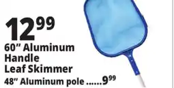 Ocean State Job Lot SwimWorks Leaf Skimmer with Aluminum Pole 48 offer