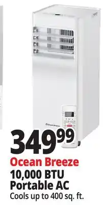 Ocean State Job Lot Ocean Breeze 10 000 BTU Portable Air Conditioner offer