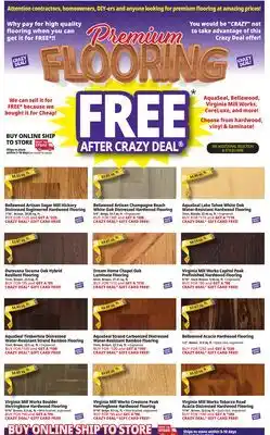 Ocean State Job Lot Premium Flooring offer